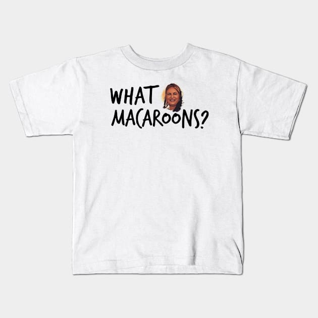 What Macaroons? - Tanya White Lotus Kids T-Shirt by Live Together